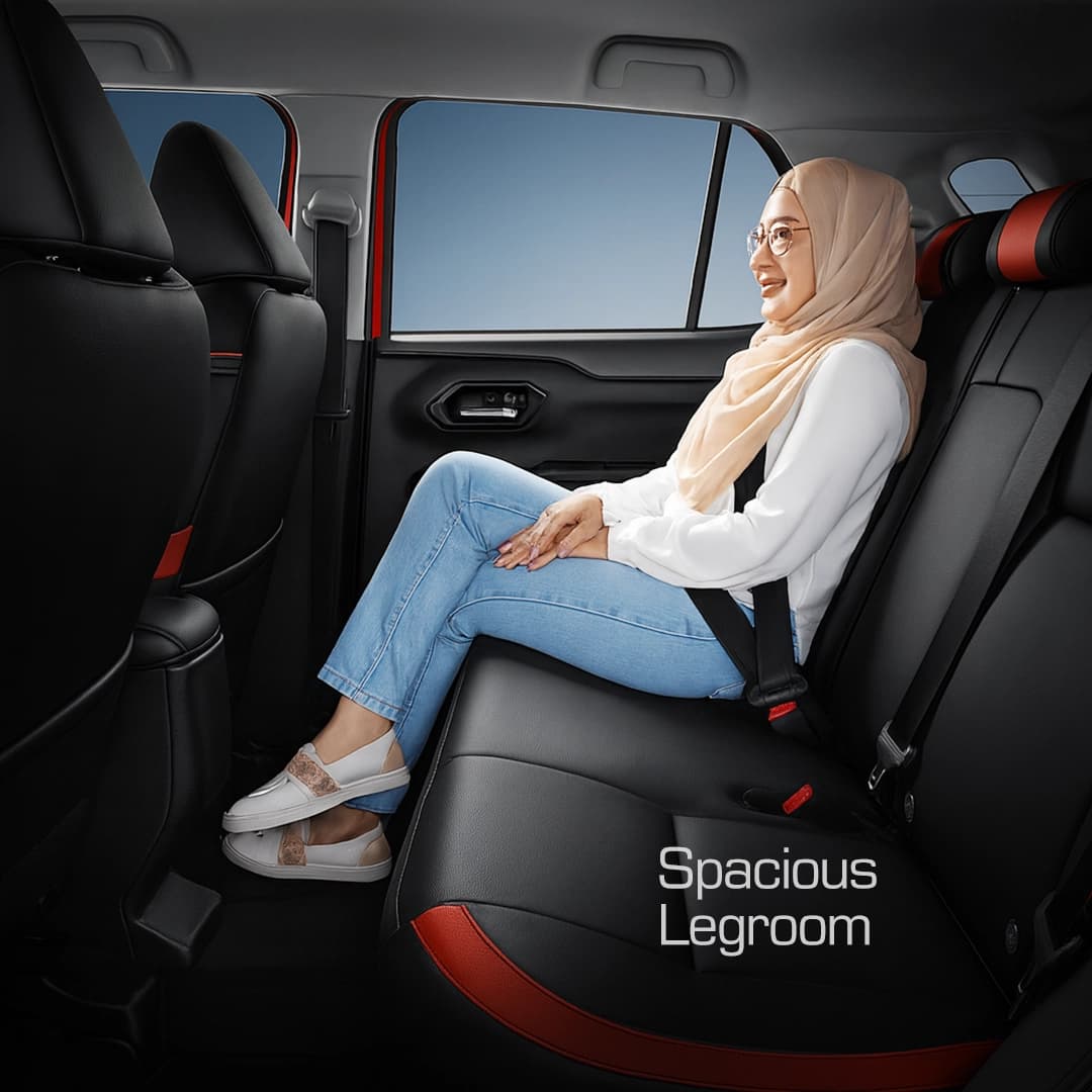 Spacious Leg Room